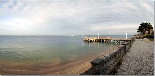 Panoramique de la jetée de la Chapelle