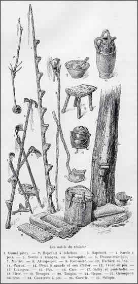Les outils du résinier Les outils du résinier