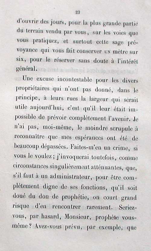 Rponse de Lamarque  Deganne