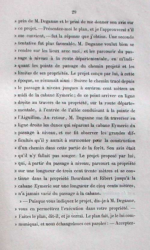 Rponse de Lamarque  Deganne