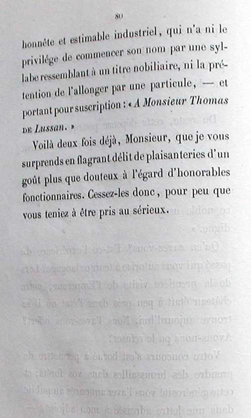 Rponse de Lamarque  Deganne