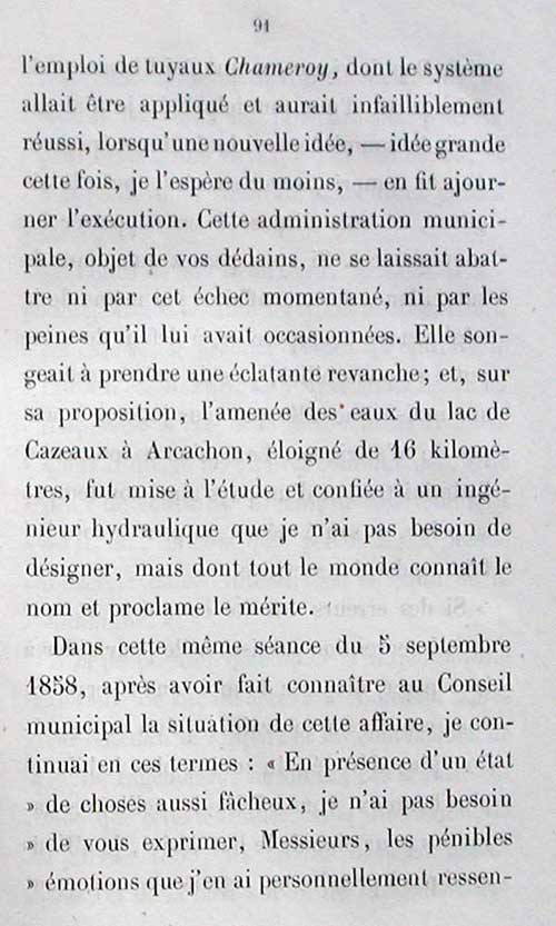 Rponse de Lamarque  Deganne