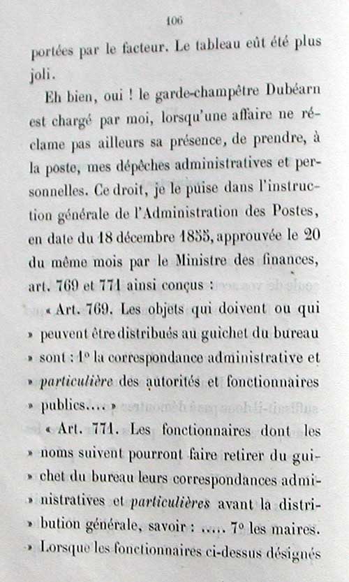 Rponse de Lamarque  Deganne