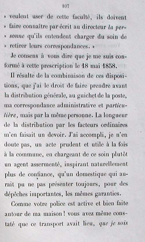 Rponse de Lamarque  Deganne