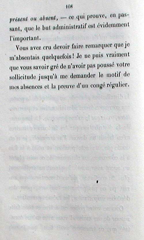 Rponse de Lamarque  Deganne