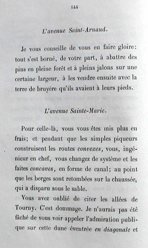 Rponse de Lamarque  Deganne