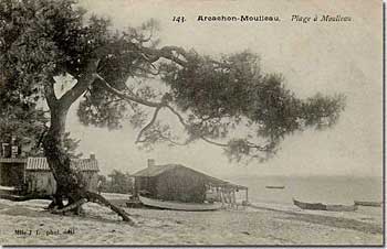 Plage à Moulleau