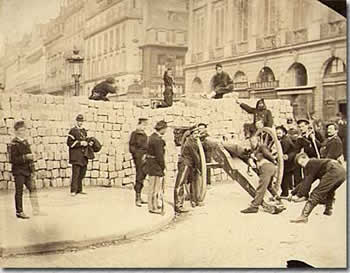 Barricade rue de Rivoli